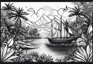 Palau island tattoo idea