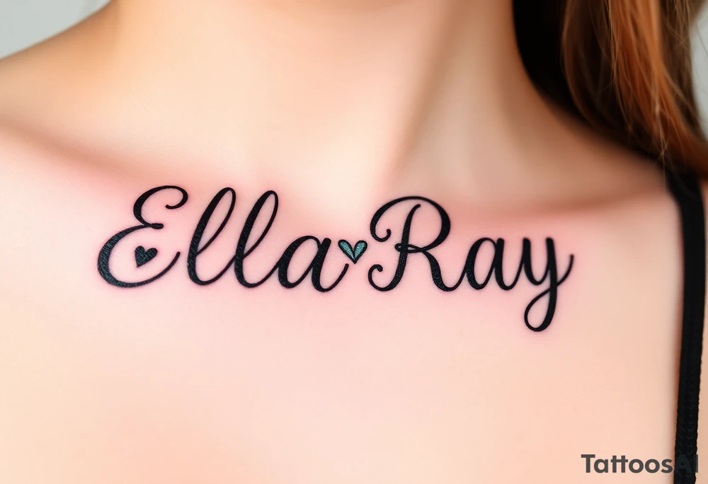 EllaRay butterfly tattoo idea