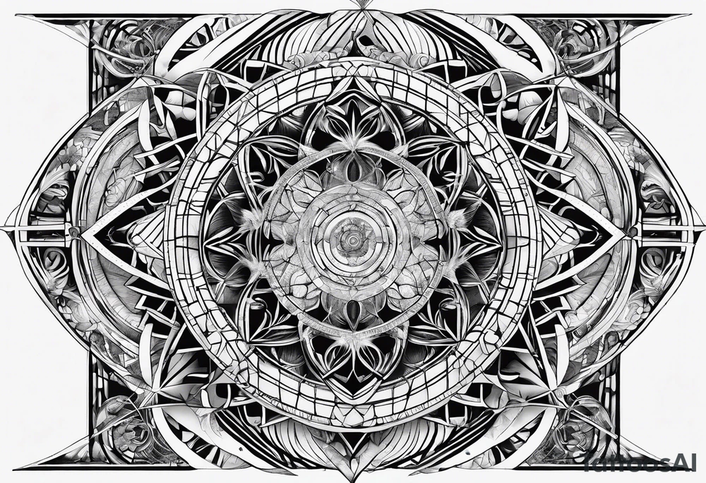 sacred geometry tattoo idea