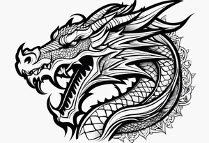 dragon , arm tattoo idea