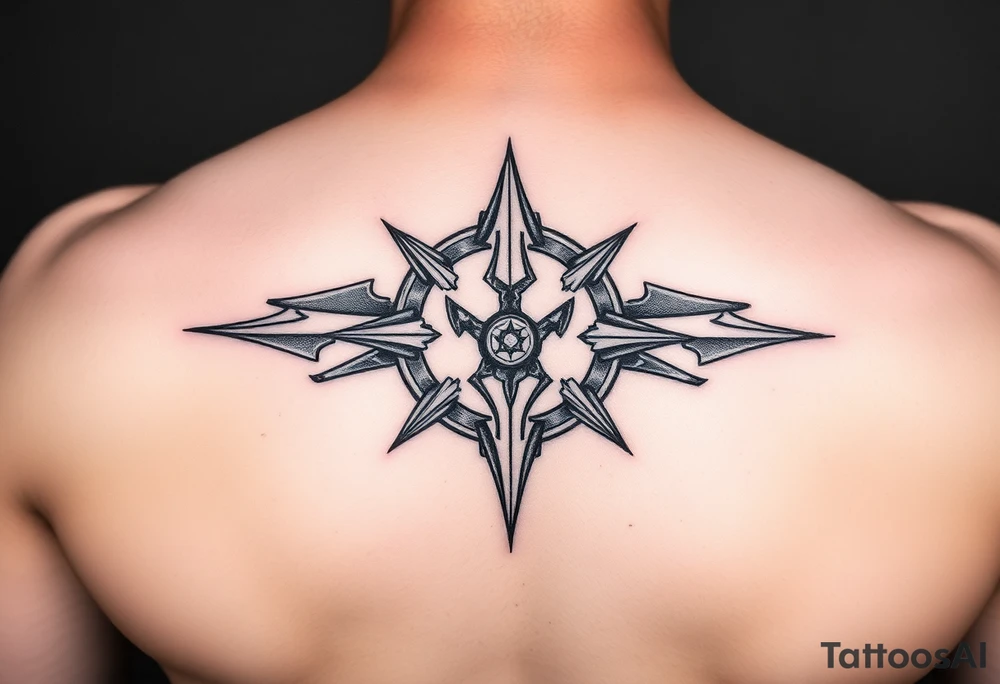 Halo video game legendary difficulty symbol tattoo idea