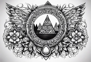 Ghetto hippie tattoo idea