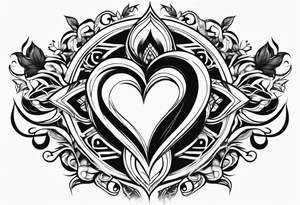 Planet of Hearts tattoo idea