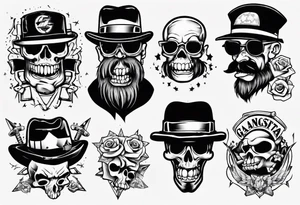 gangsta tattoo idea