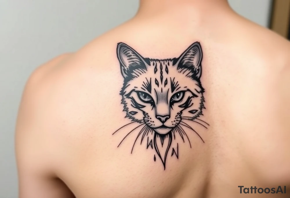 Cat tattoo idea