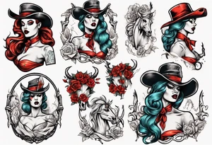 Headless horsewoman
Pin up tattoo idea