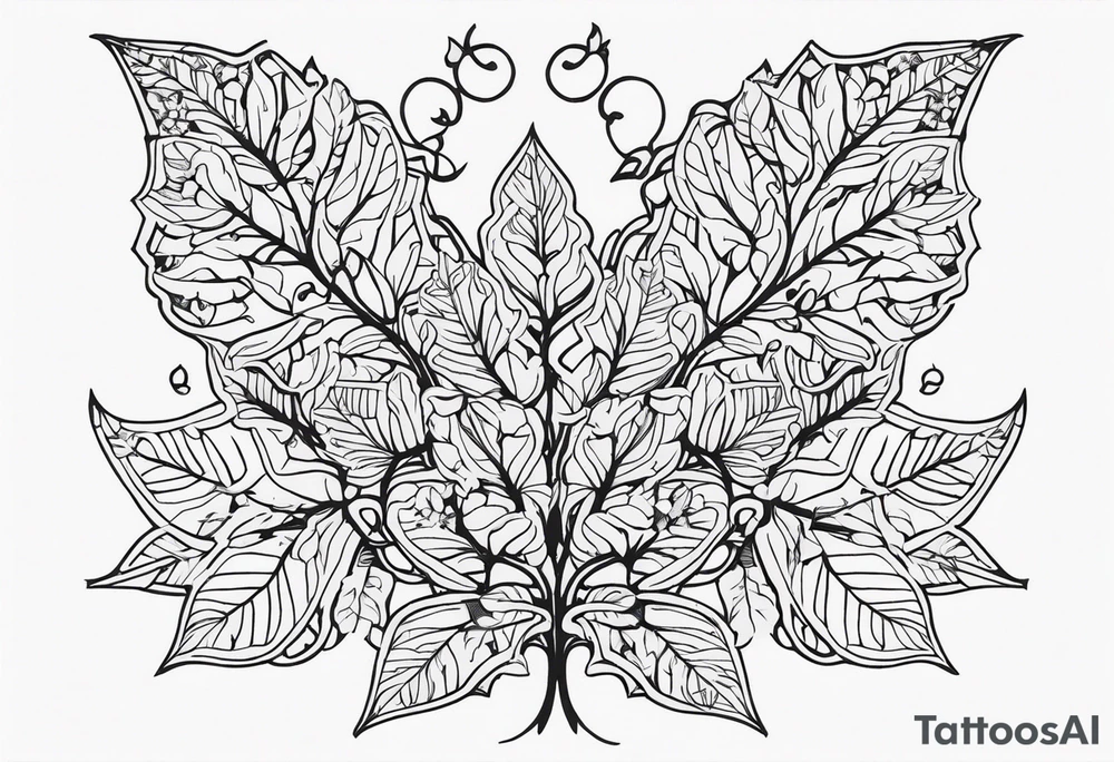 ivy, noumen, tattoo idea