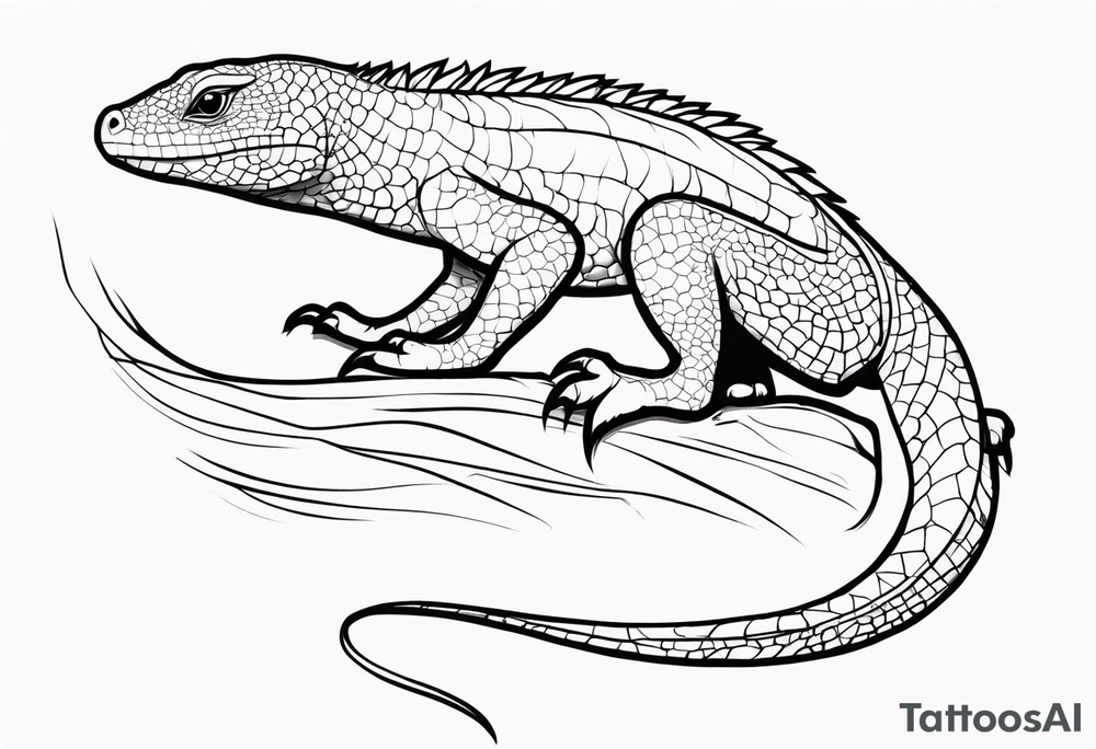 goanna tattoo idea