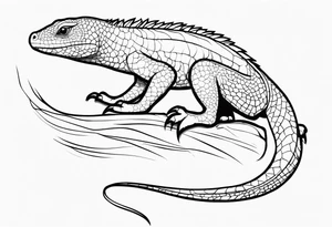 goanna tattoo idea