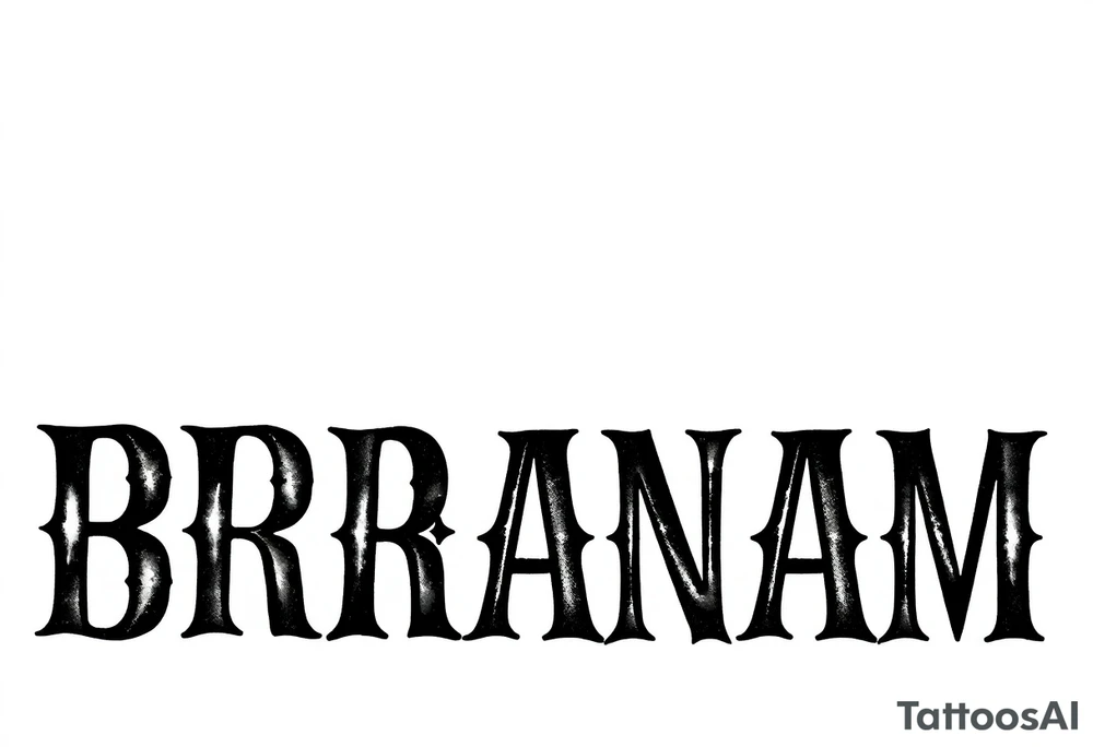BRANAM tattoo idea