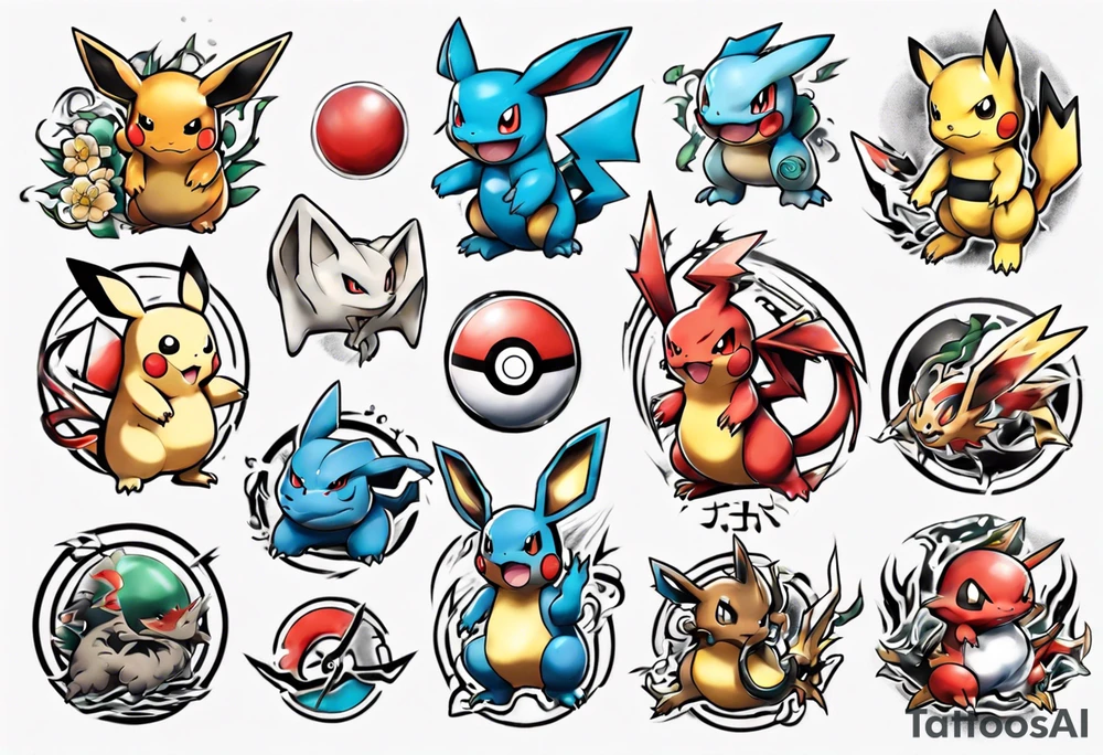 Pokemon tattoo idea
