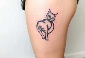 Cheshire cat tattoo idea