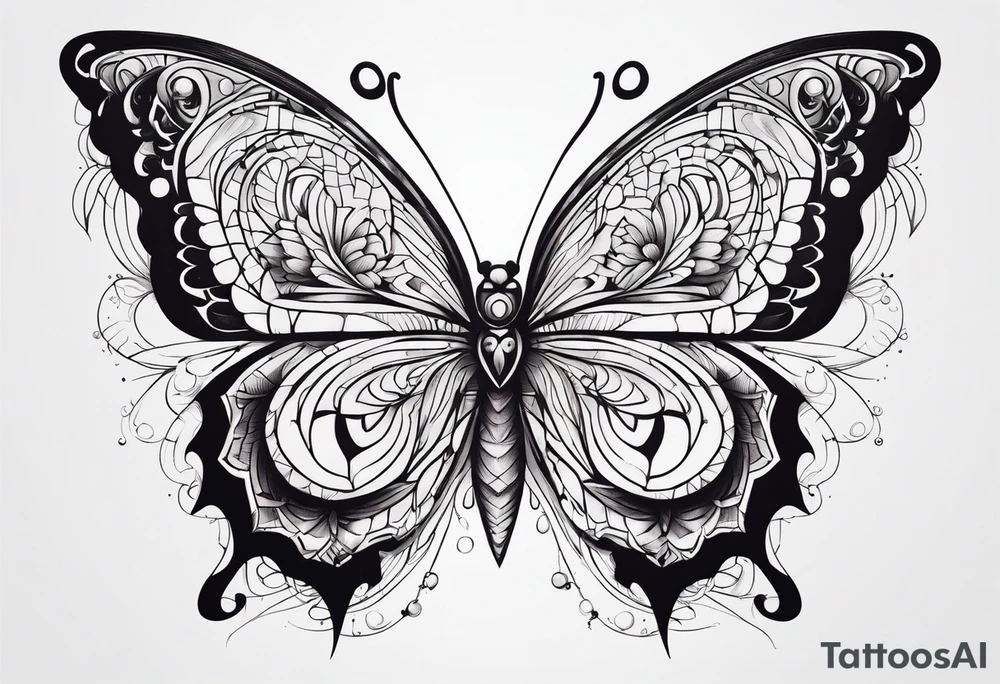 Butterfly tattoo idea