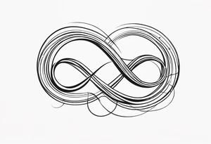 infinity love tattoo idea