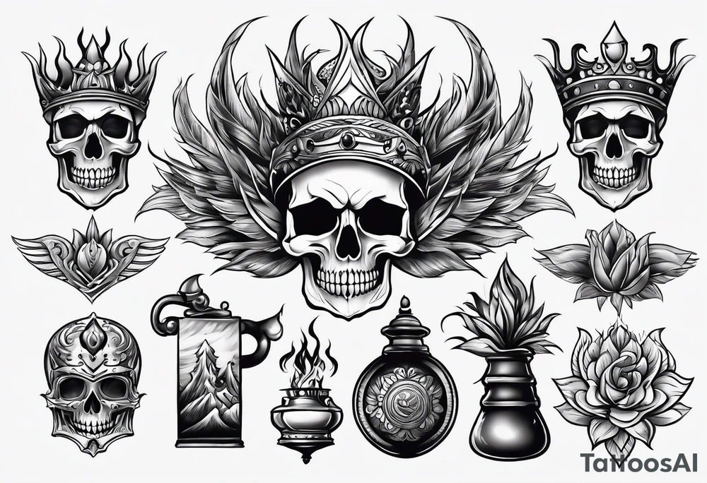 Fire tattoo idea