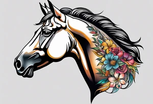 horse tattoo idea
