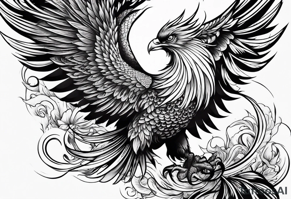 Phoenix tattoo idea