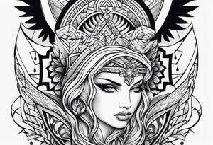 Christian sleeve tattoo idea