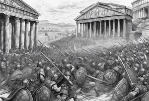 Roman battle in Rome tattoo idea