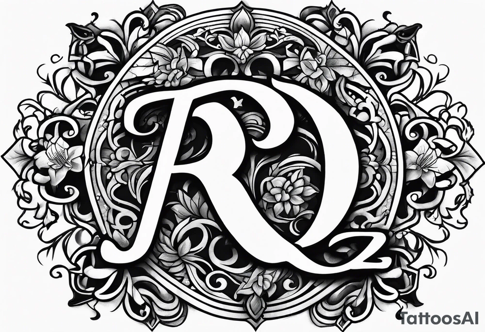 R.  O.  initials tattoo idea