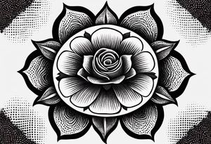 Tudor rose tattoo idea