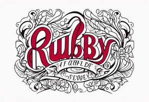 Ruby tattoo idea