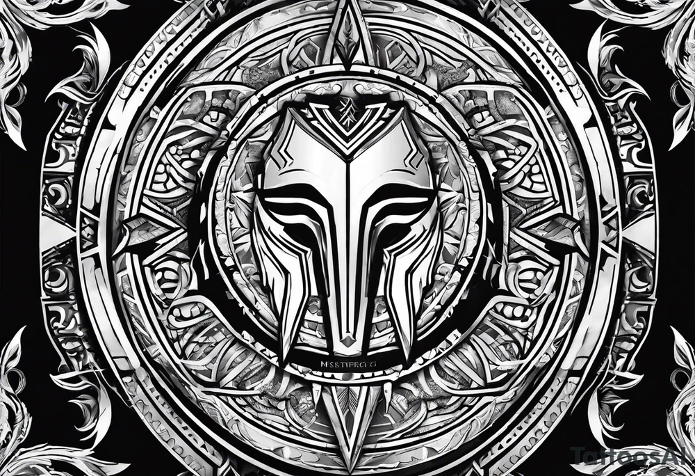 Spartan shield with lambda tattoo idea