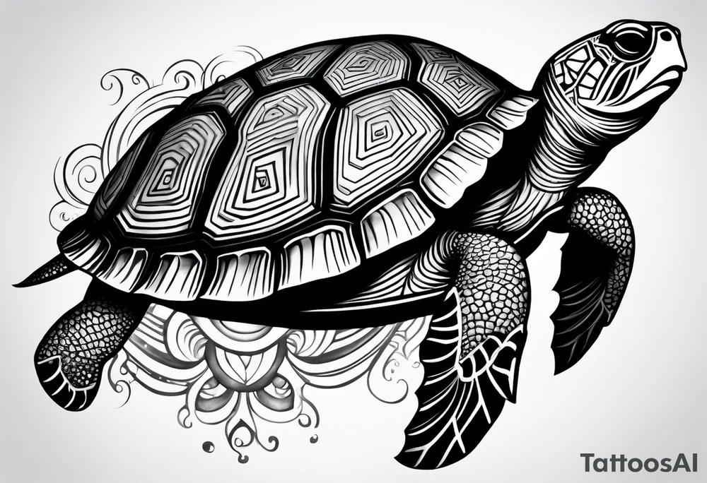 hawaii turtle tattoo idea