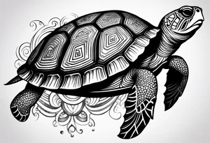 hawaii turtle tattoo idea