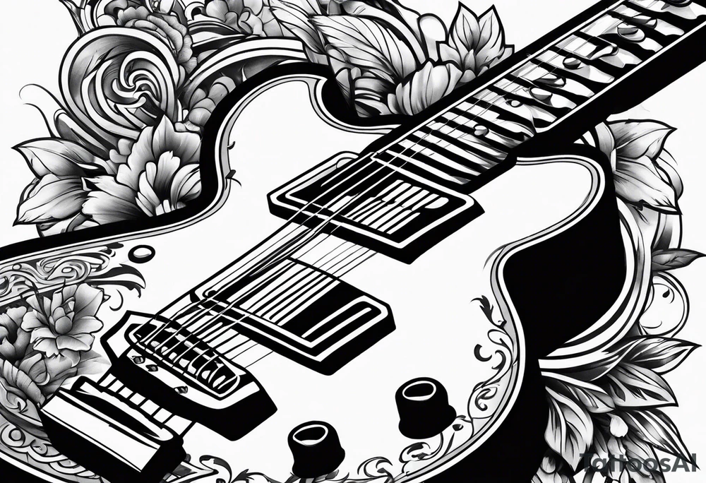 guitar tattoo idea