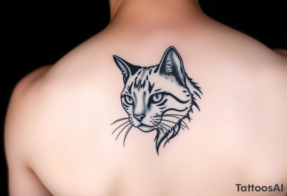 cat tattoo idea