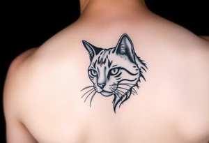 cat tattoo idea