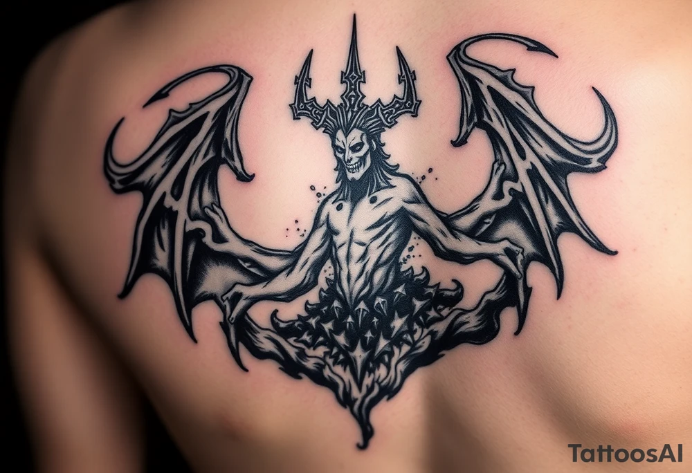 First appearance of Dante Mikha'el in hell tattoo idea