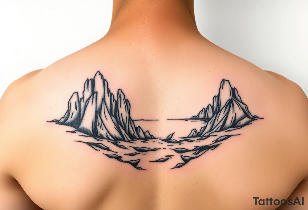 OLAS DE MAR AL REDEDOR DEL BICEPS, DE MANERA SUTIL, LA MAREA MÁS ALTA SE CONVIERTE EN CORAZÓN. tattoo idea