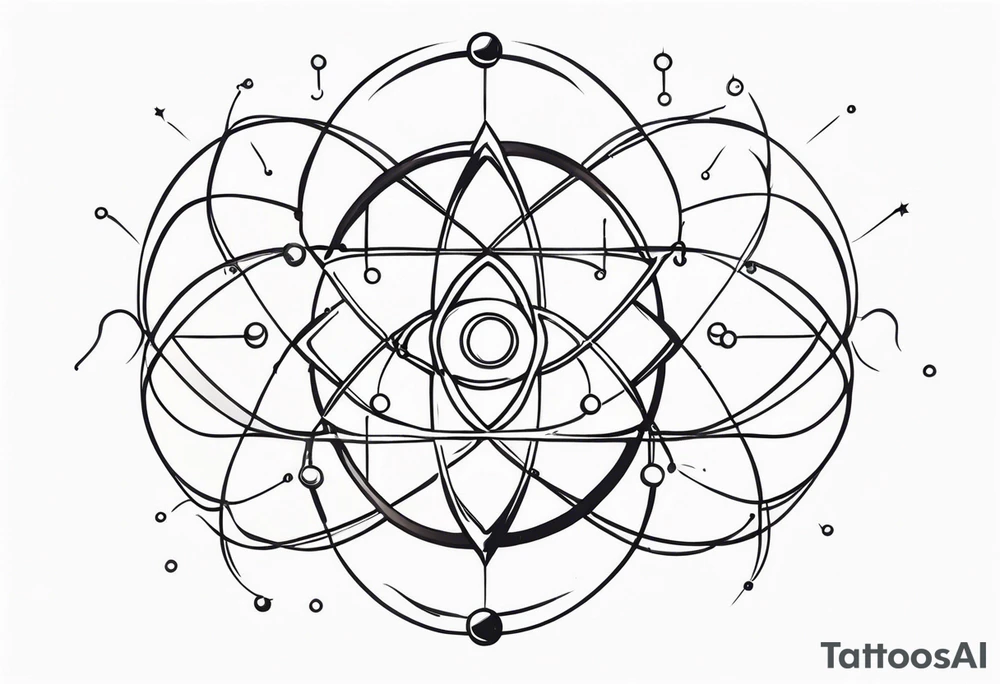 long quantum atoms chain with spiritual elements tattoo idea long quantum atoms chain with spiritual elements tattoo idea