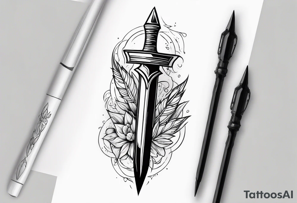 Dagger tattoo idea
