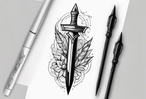 Dagger tattoo idea
