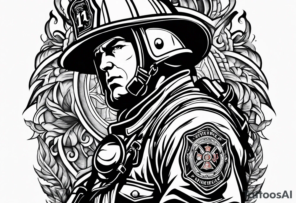 Firefighter tattoo idea