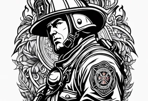 Firefighter tattoo idea