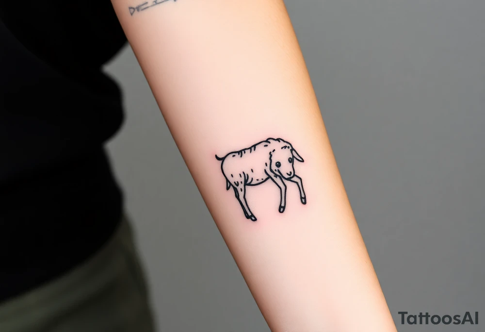 Black sheep tattoo idea