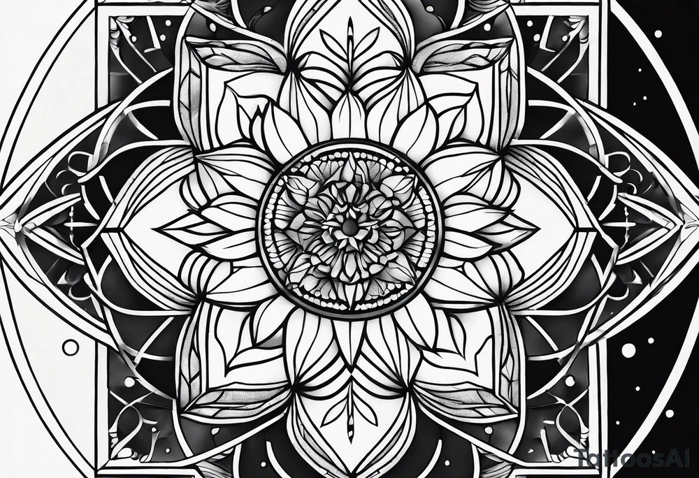 geometric honey comb tattoo tattoo idea