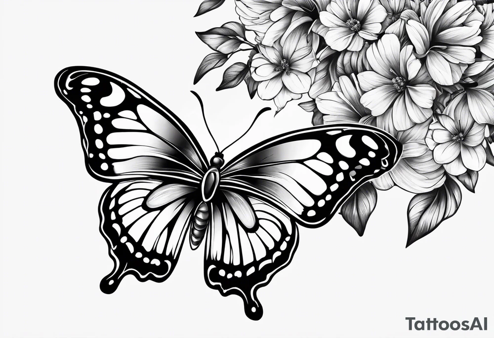butterfly tattoo idea
