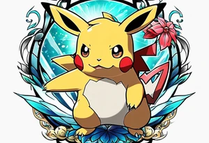 pokemon tattoo design tattoo idea