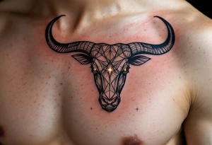 A taurus star constellation of copper fire, Taurus carries the ancient weight of desire and fertility. tattoo idea