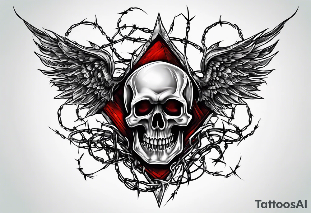 Barbed wire tattoo idea