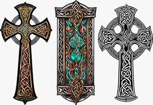 celtic cross tattoo idea