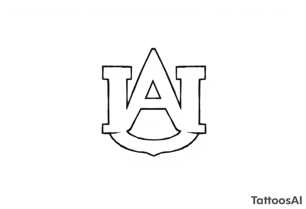 Auburn symbol tattoo idea