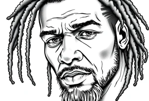 Strong black men , locs, Aquarius, older brother, family, money, health, wealth, Ottawa tattoo idea