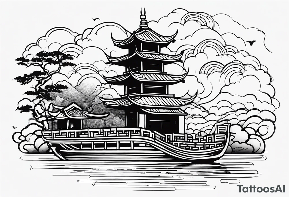 outline of vietnam tattoo idea