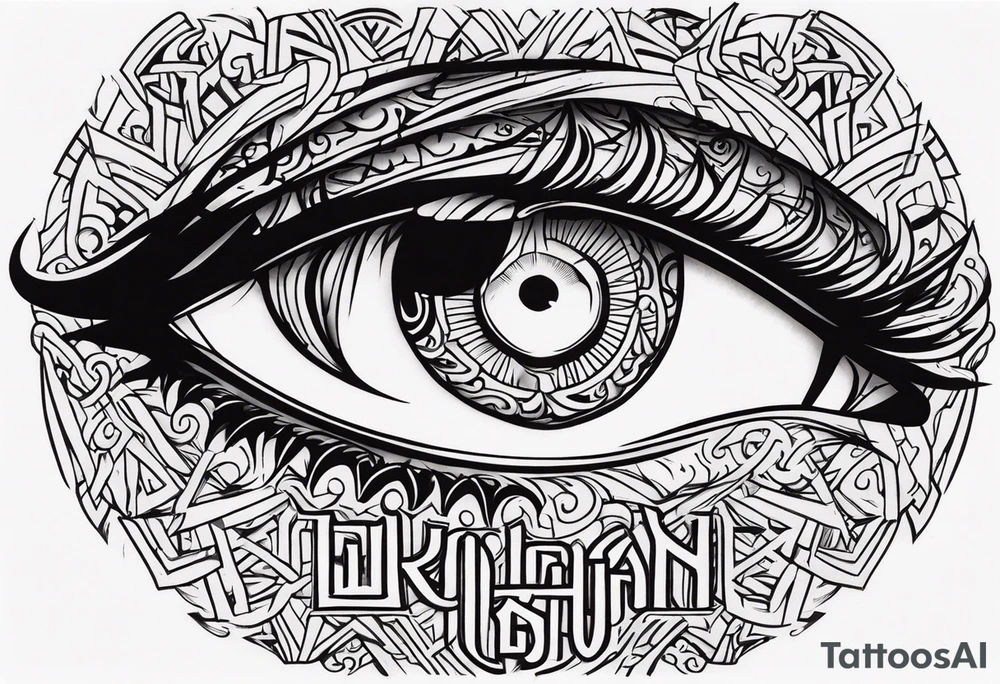 Byakugan eyes tattoo idea